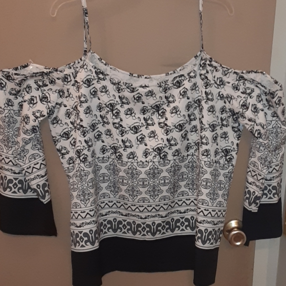cold shoulder blouse